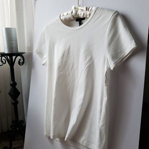 Rag & Bone Silk/Cotton Crew Neck Tee 0106